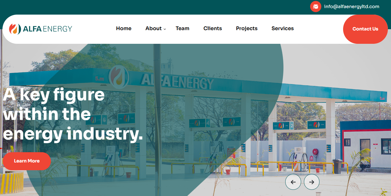 Alfa Smart Energy Ltd website homepage