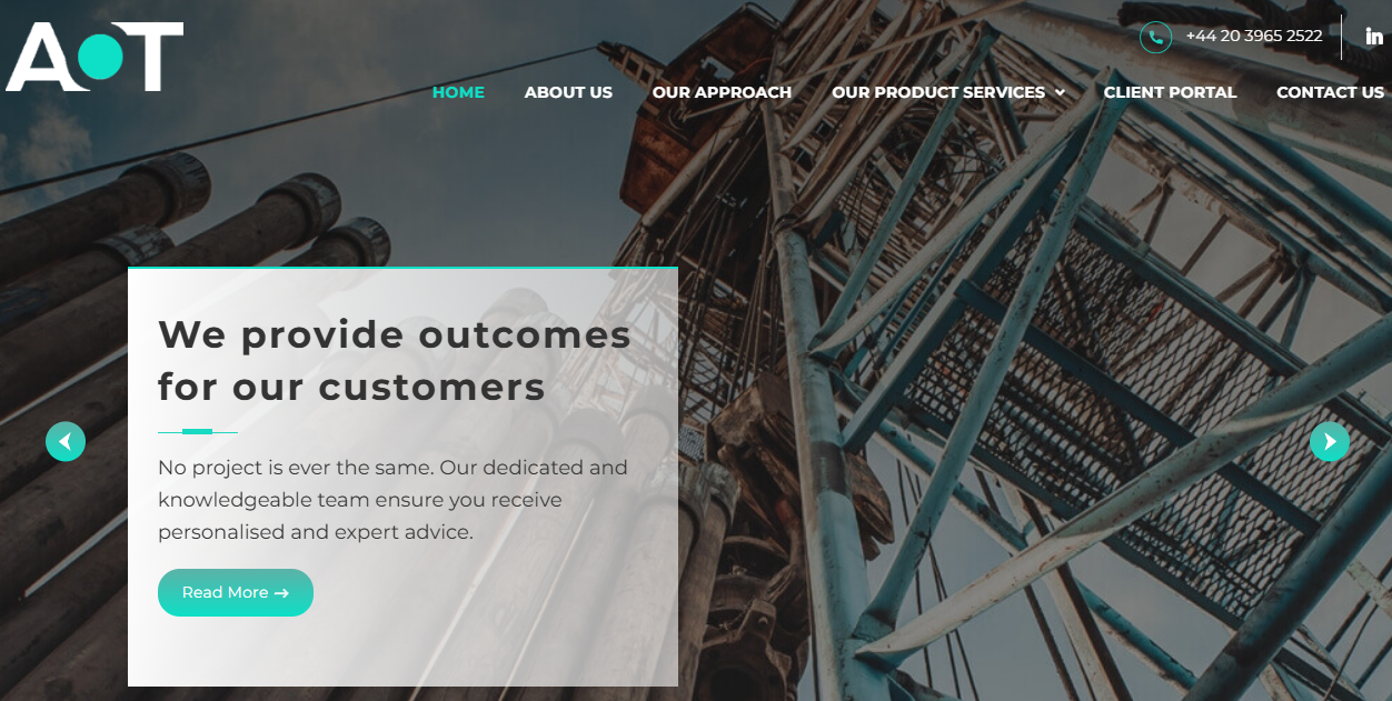 Aot Energy Switzerland Ag  website homepage