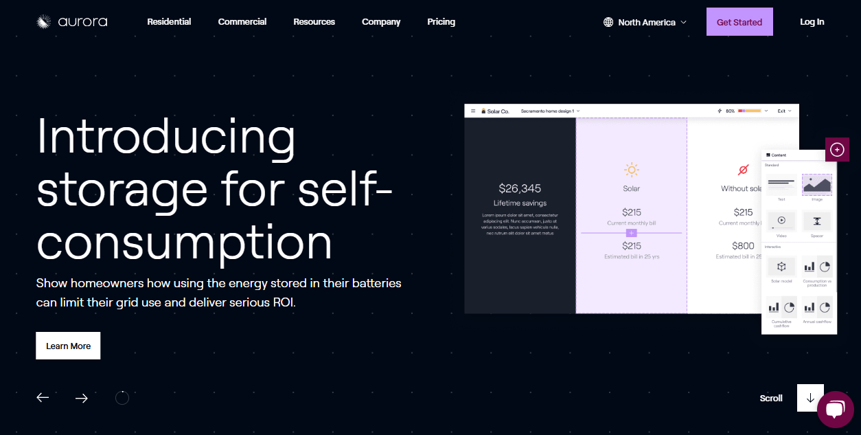 Aurora Solar Farm Ltd website homepage