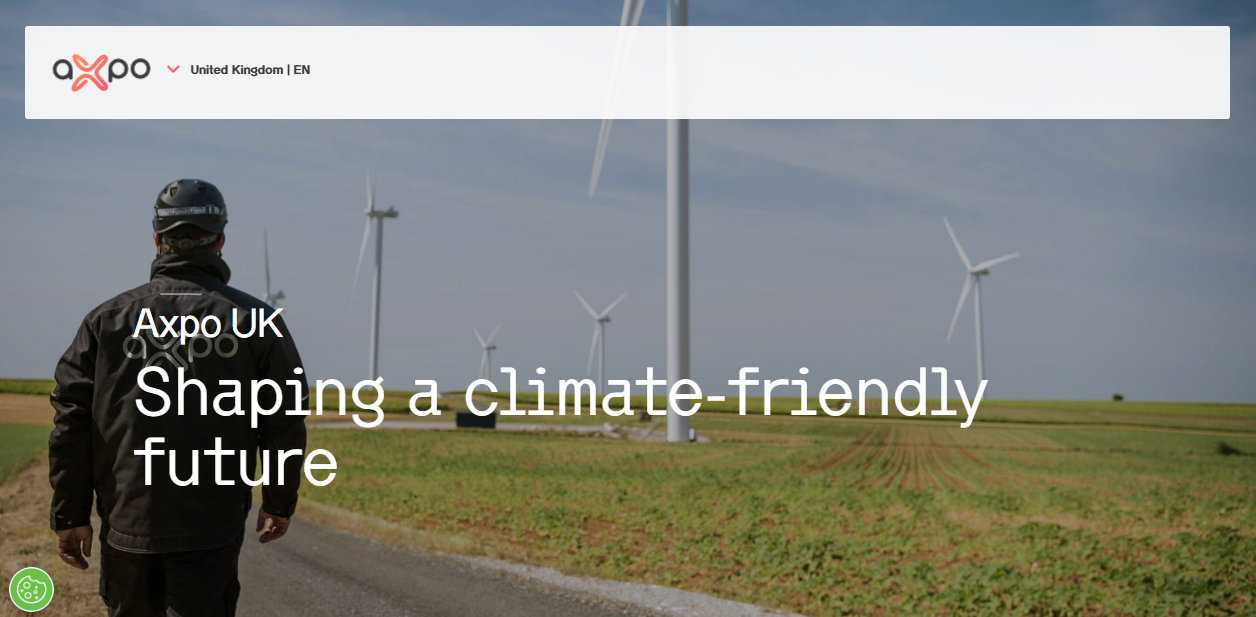 Axpo Uk Ltd website homepage