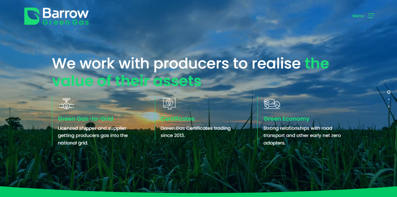 Barrow Shipping Ltd website homepage