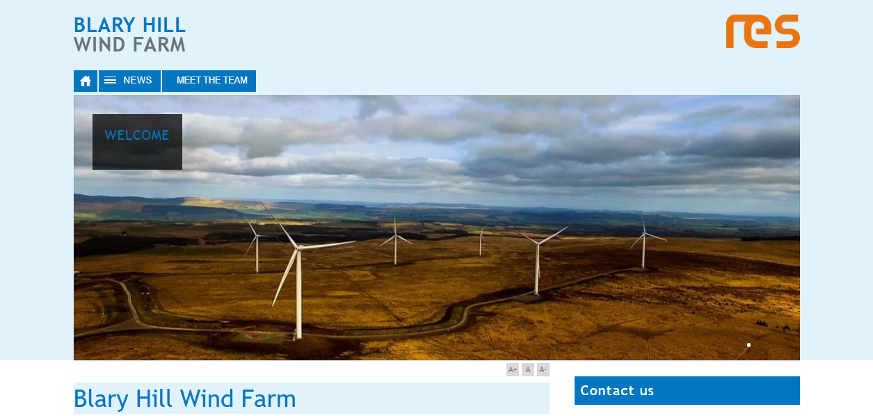 Blary Hill Energy Ltd website homepage