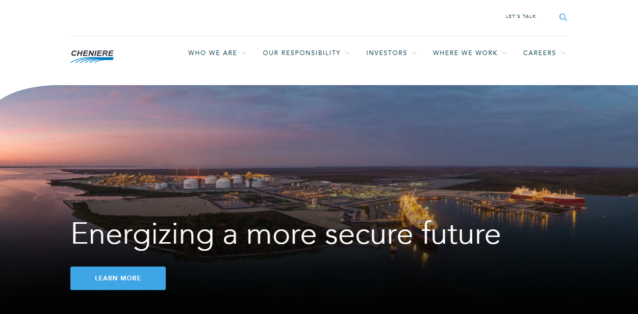 Cheniere Marketing International Llp  website homepage