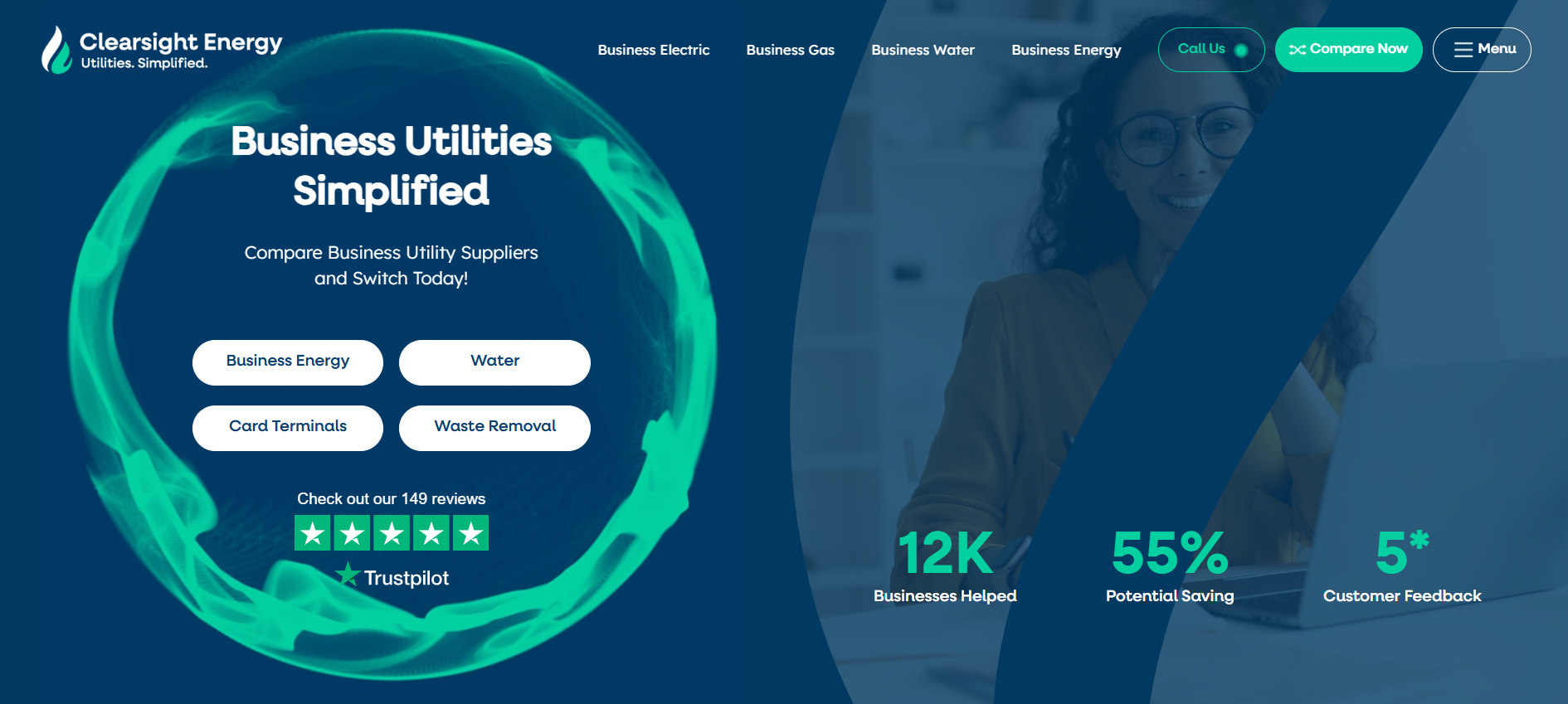 Clearsight Energy homepage
