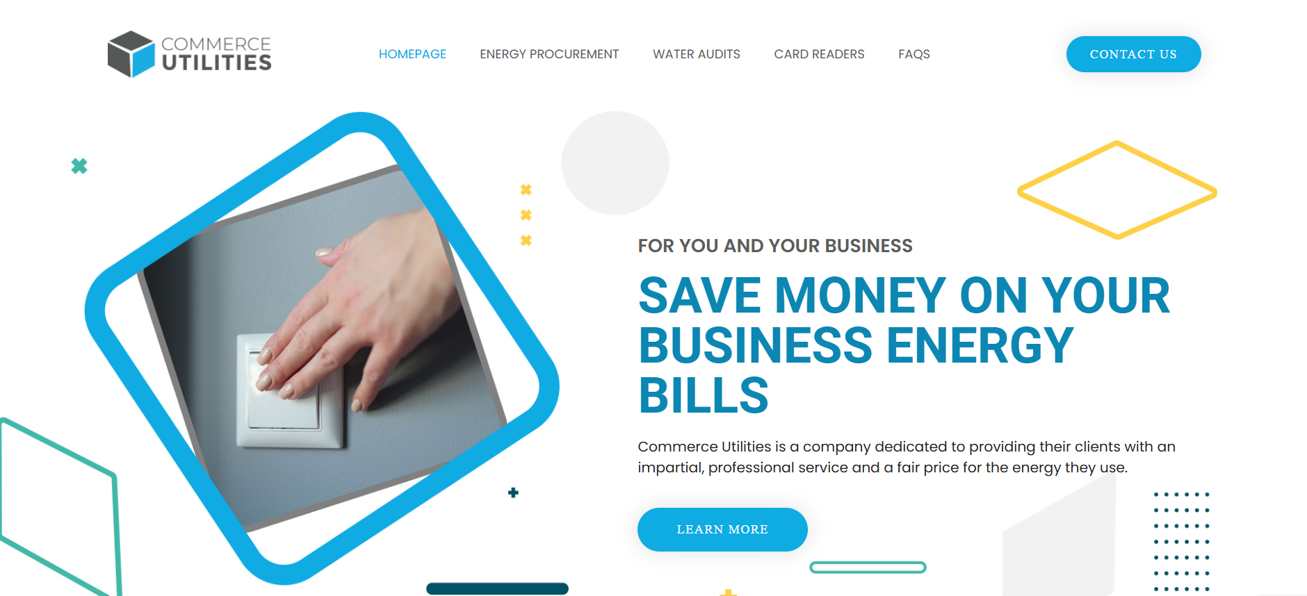 Commerce Utilities homepage