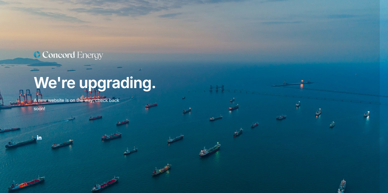 Concord Energy Ltd website homepage