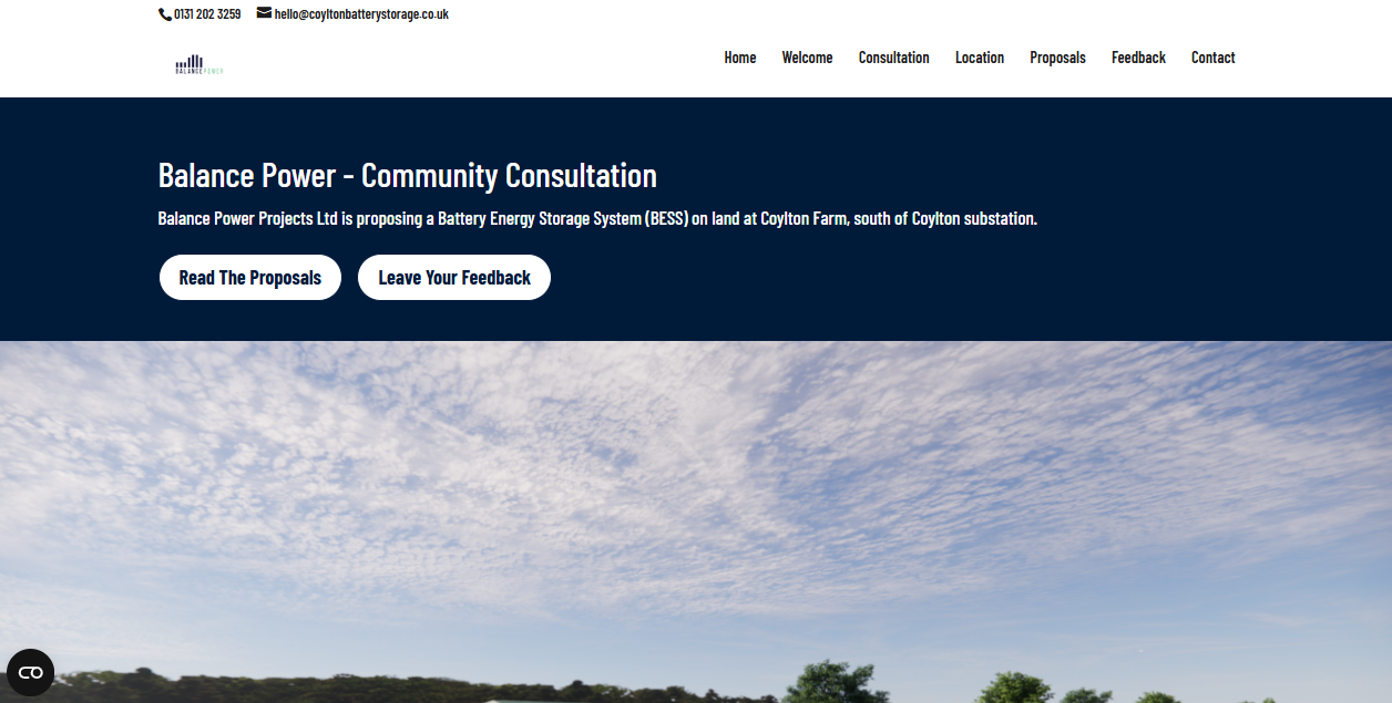 Coylton Energy Ltd website homepage