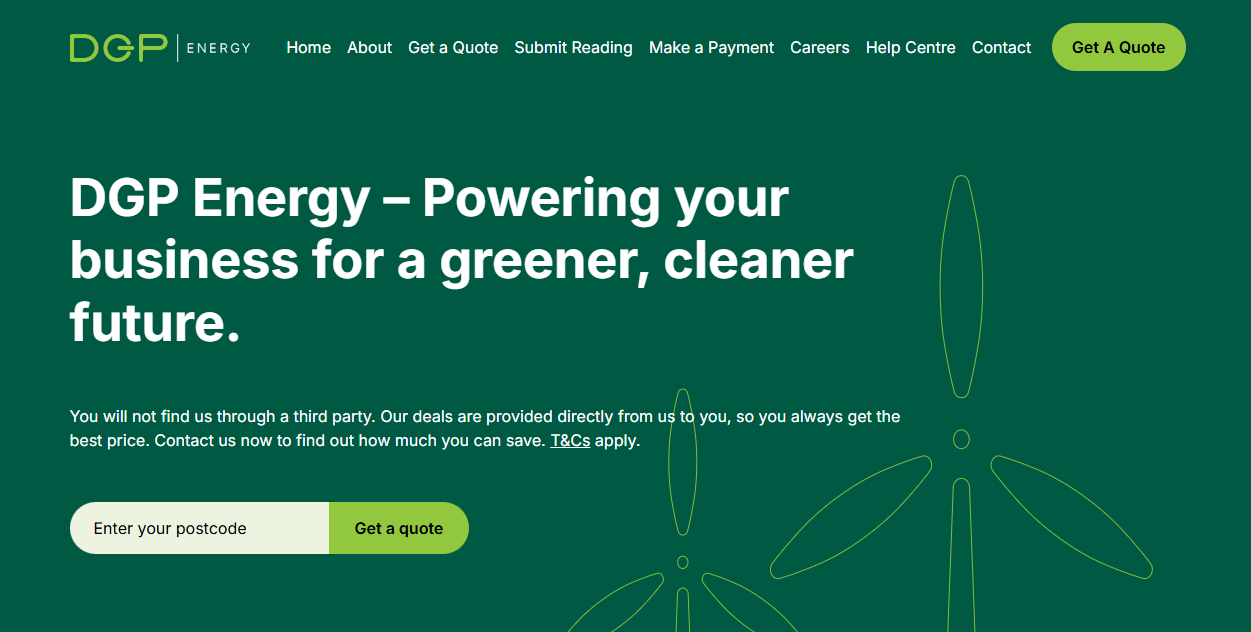 Delta Gas And Power Ltd website homepage