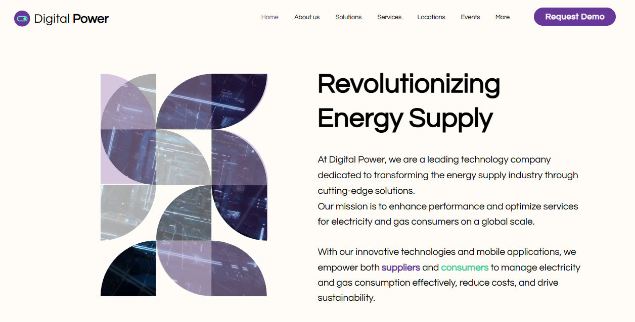Digital Power Energy Supply Uk Ltd website homepage