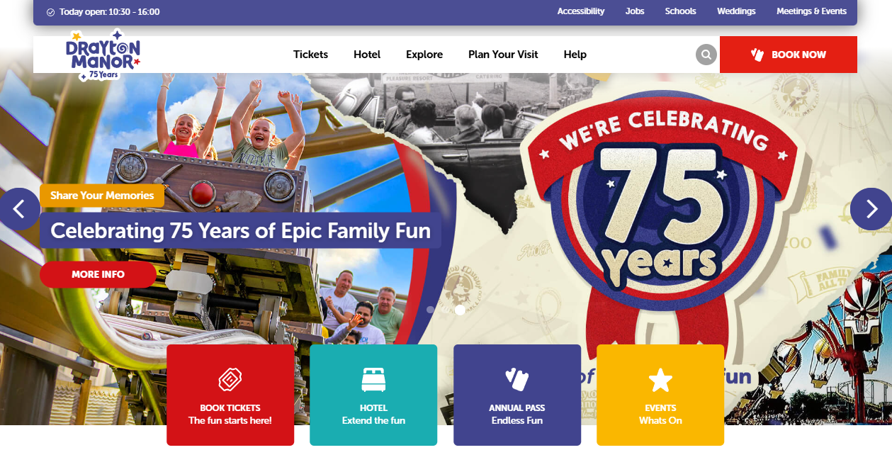 Drayton Manor Farms Ltd website homepage
