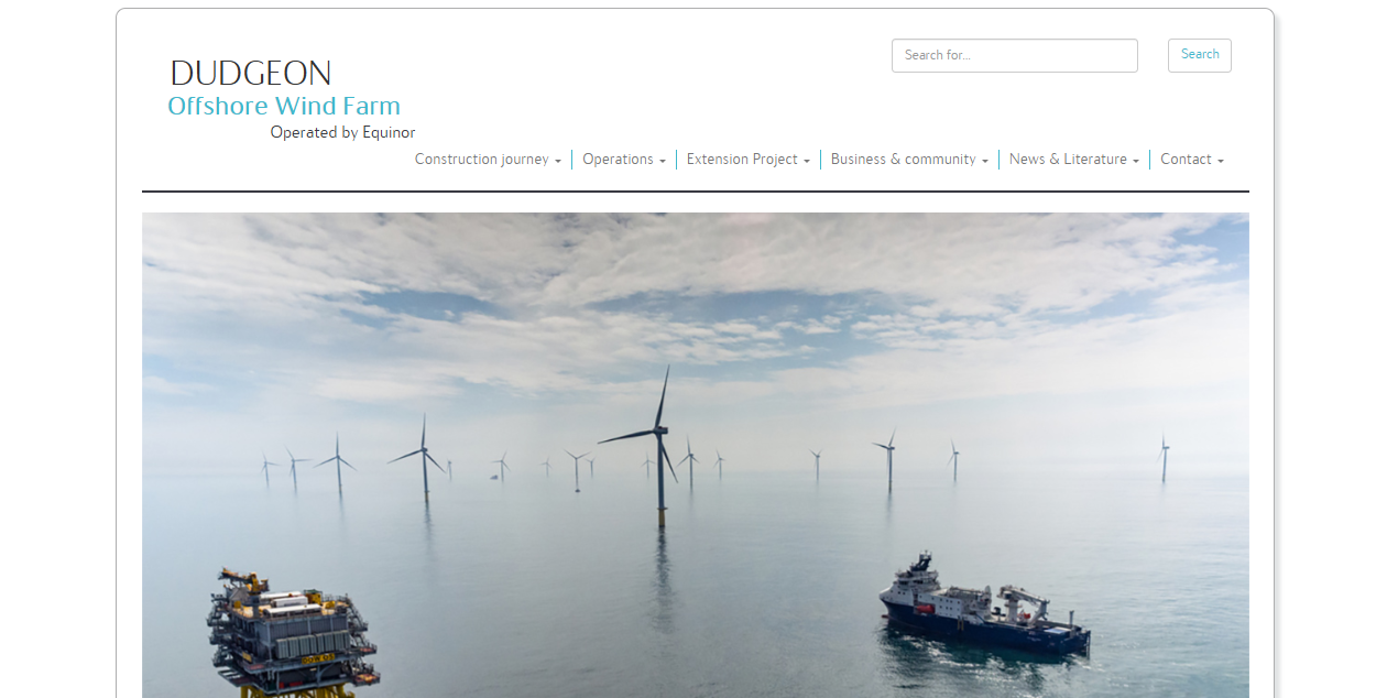 Dudgeon Extension Ltd website homepage