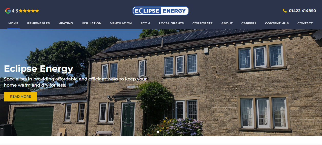 Eclipse Energy Supply Ltd website homepage