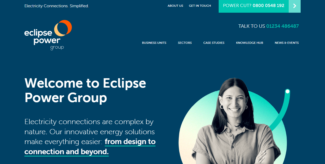Eclipse Power Networks Ltd website homepage