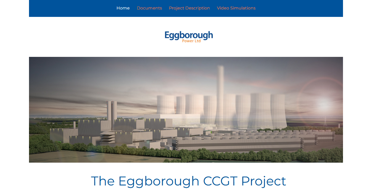 Eggborough Power Ltd website homepage