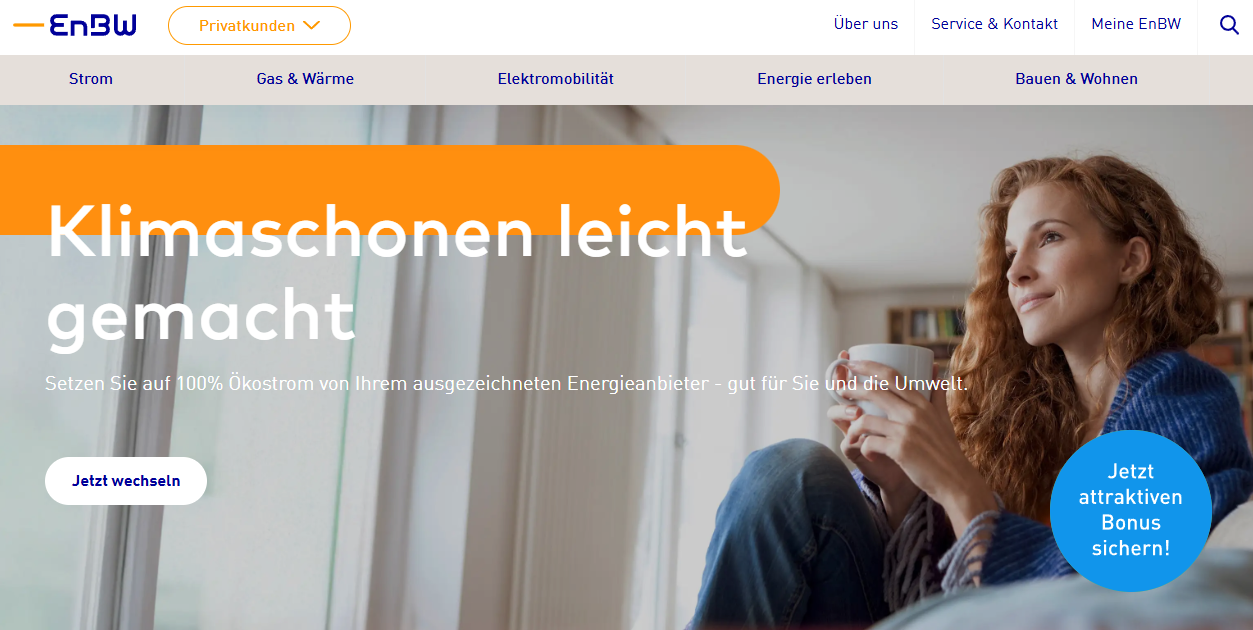 Enbw Energie Baden-wurttemberg Ag website homepage
