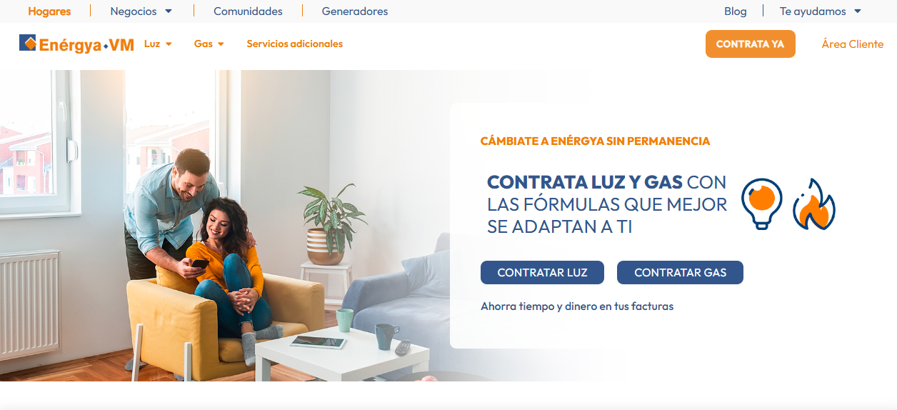 Energya Vm Gestion De Energia S.L website homepage