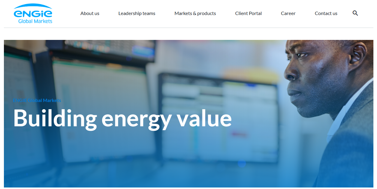 Engie Gas Ltd website homepage