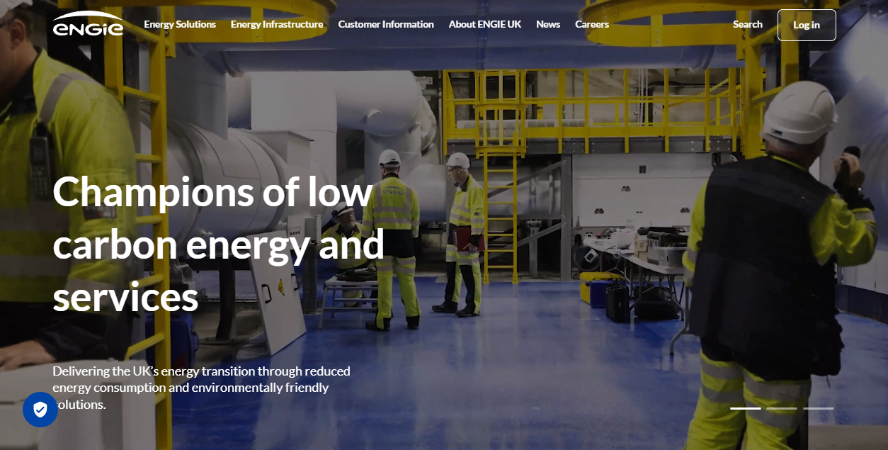 Engie Gas Shipper Ltd website homepage