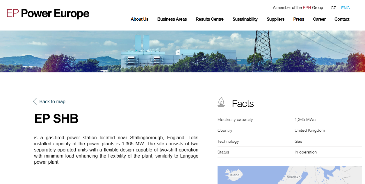 Ep Shb Ltd website homepage