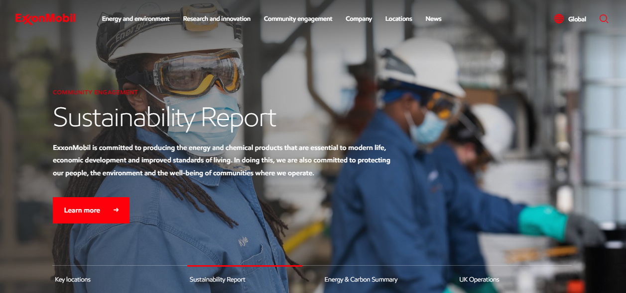 Esso Exploration And Production Uk Ltd website homepage