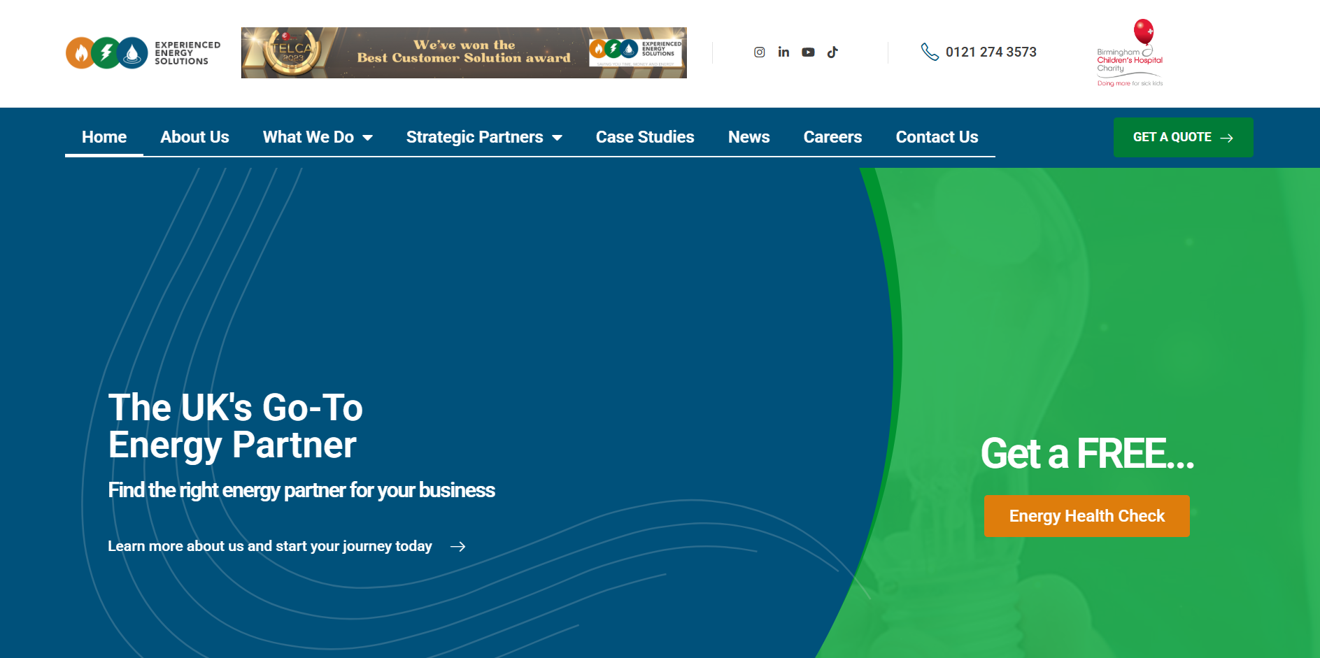 Experienced Energy Solutions homepage