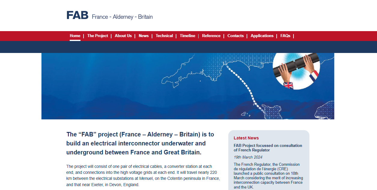 Fab Link Ltd website homepage