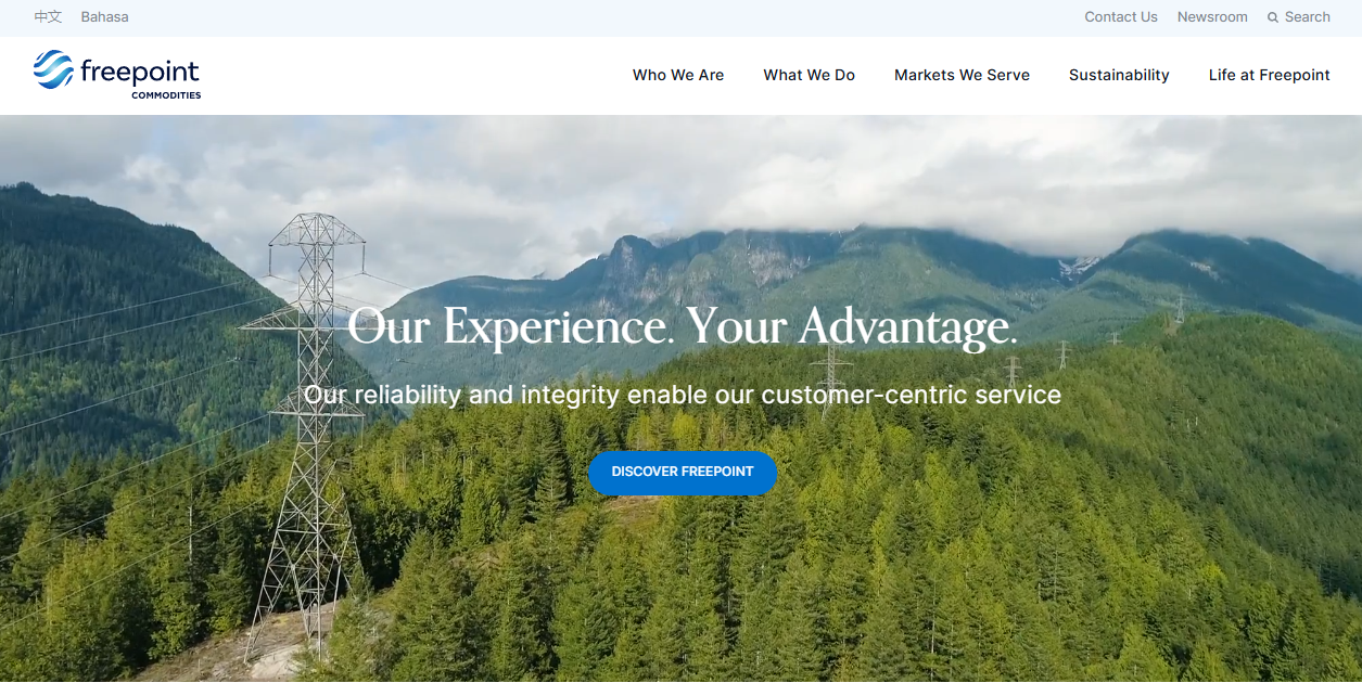 Freepoint Commodities Europe Llp  website homepage