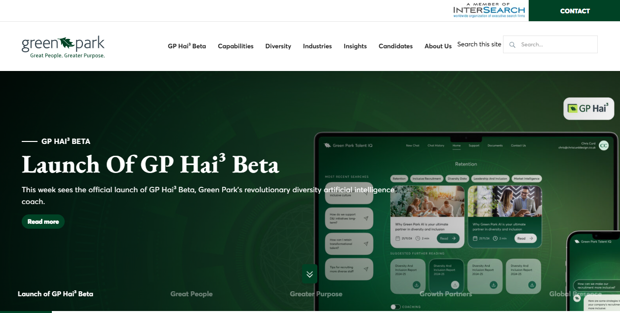 Greenpark Energy Transportation Ltd website homepage