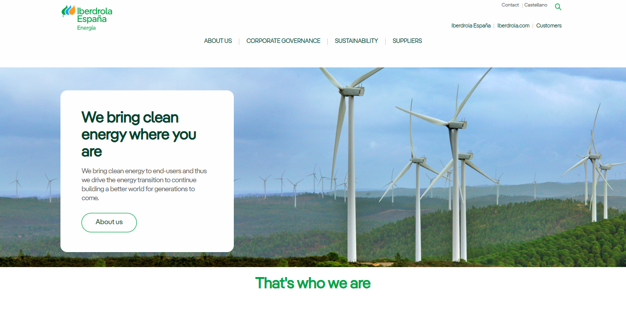 Iberdrola Generacion S.a.u website homepage