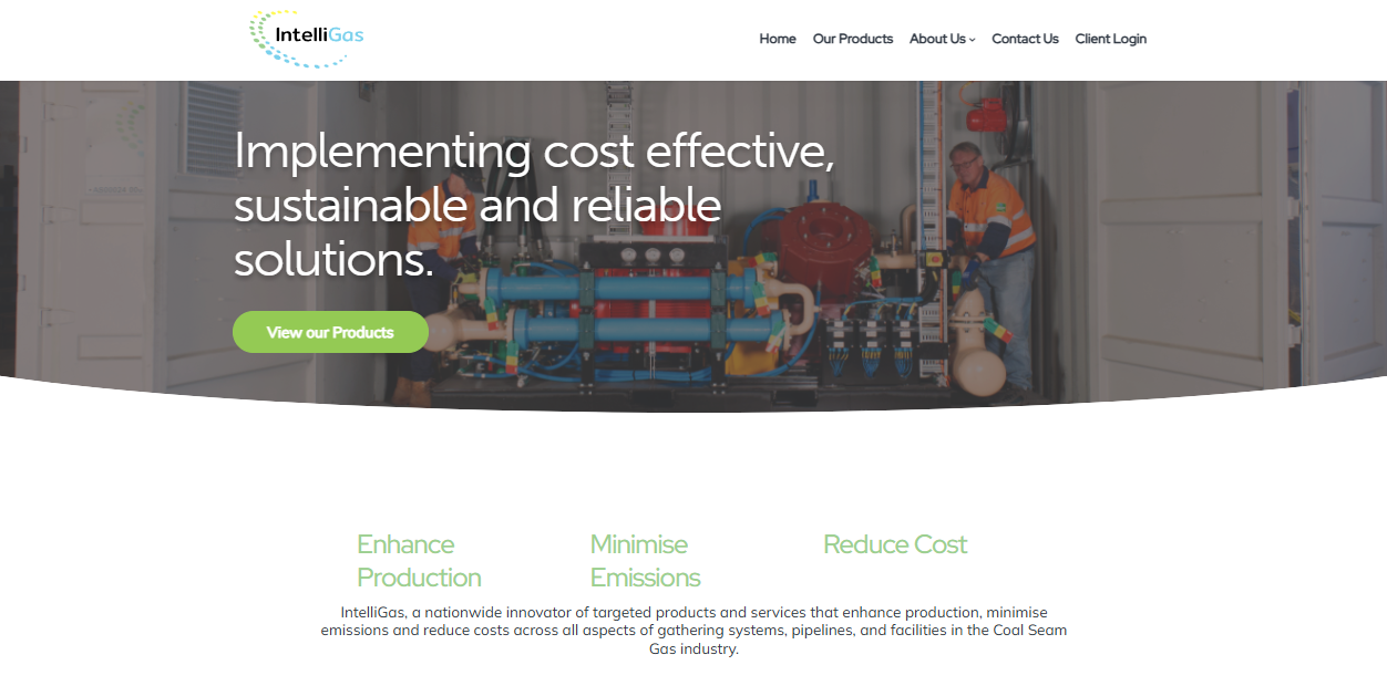 Igas Energy Production Ltd website homepage