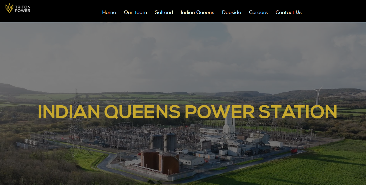 Indian Queens Power Ltd website homepage