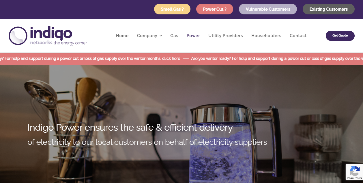  Indigo Power Ltd website homepage