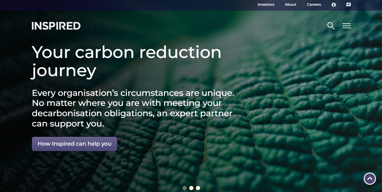 Inspired Energy Solutions Ltd website homepage