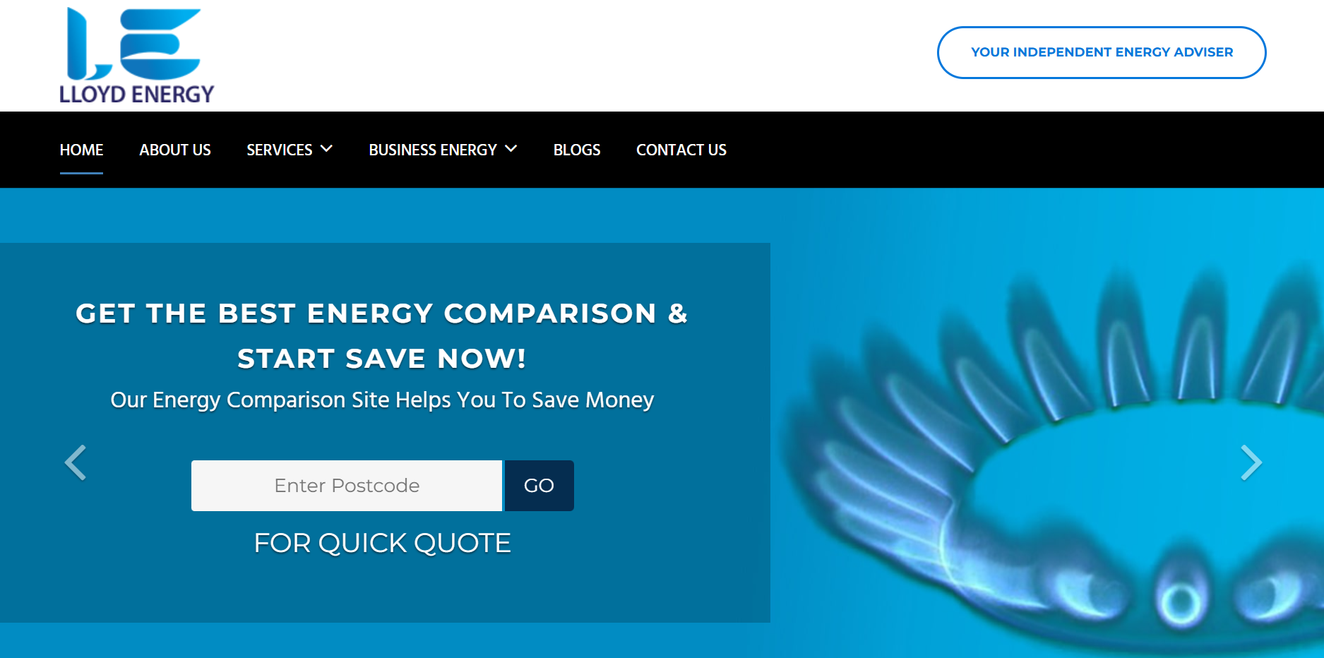 Lloyd Energy homepage