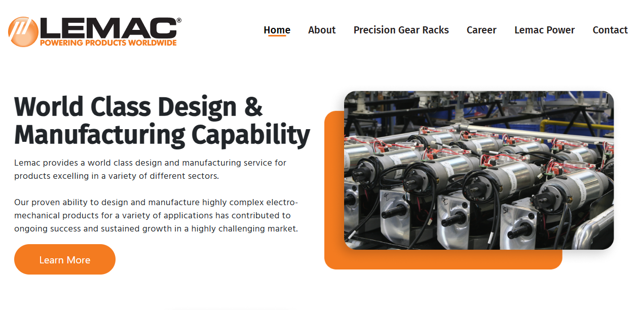 Lothian Electric Machines Ltd website homepage