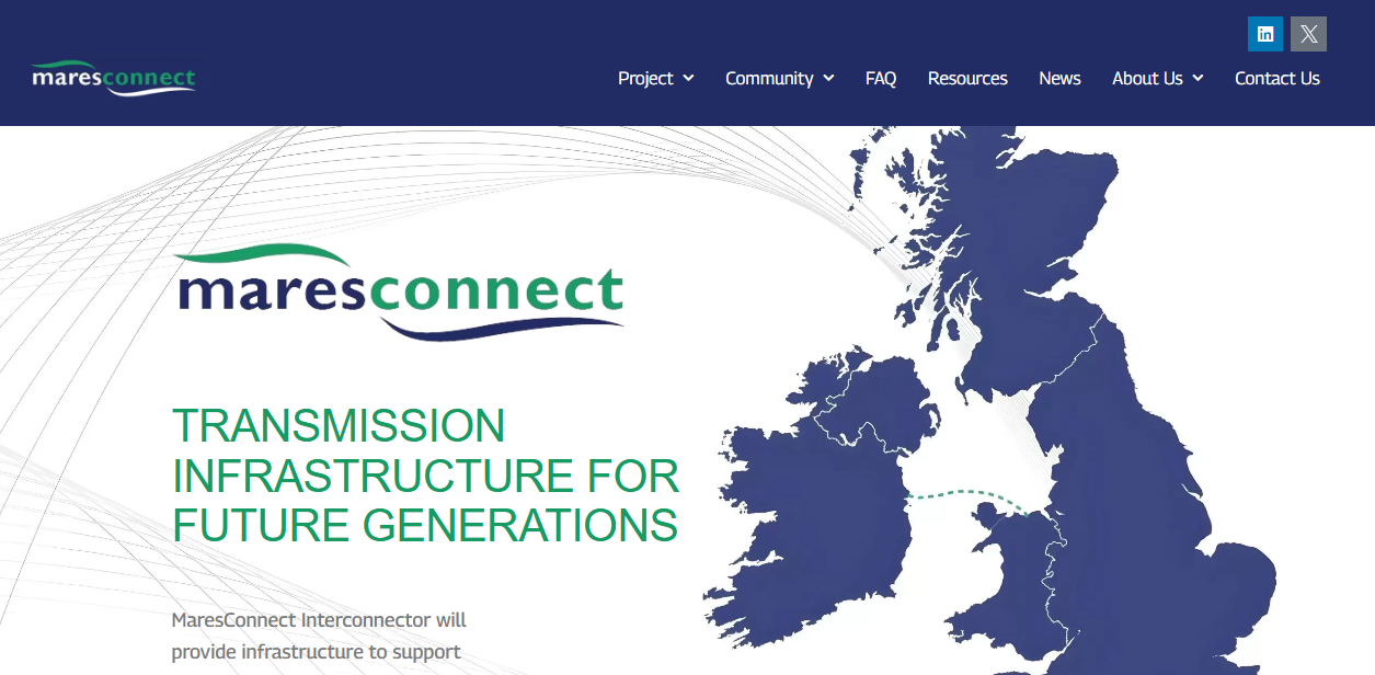 Maresconnect Ltd website homepage