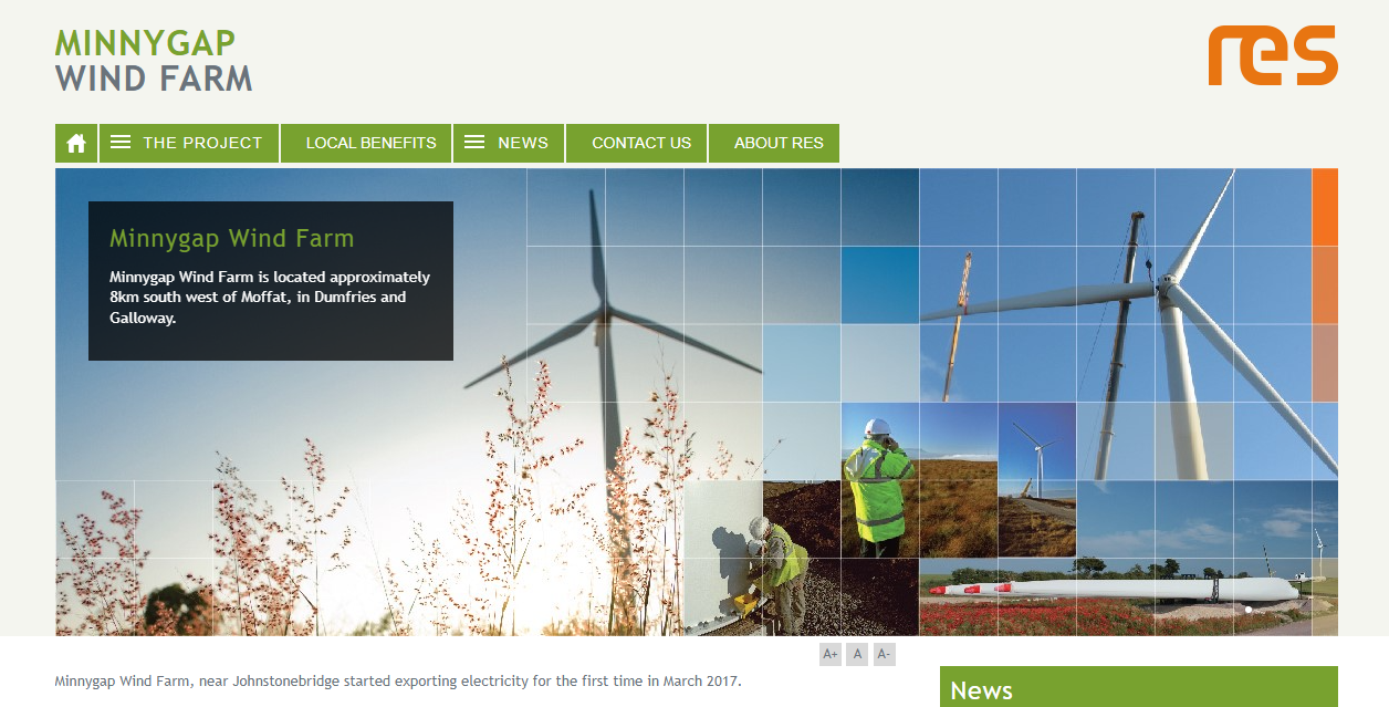 Minnygap Energy Ltd website homepage