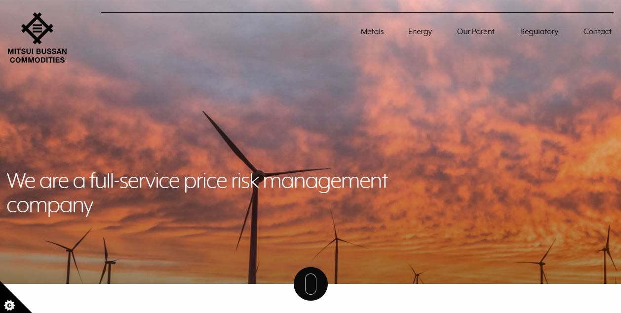 Mitsui Bussan Commodities Ltd website homepage