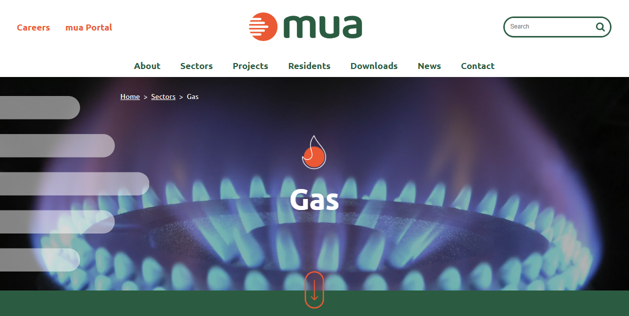  Mua Gas Ltd website homepage