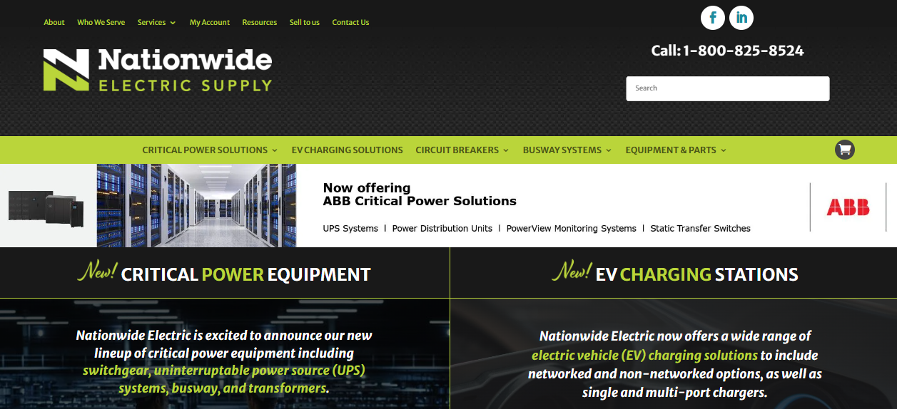 Nationwide Electricity Ltd website homepage
