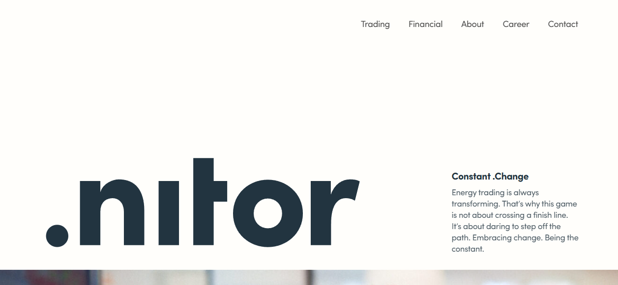 Nitor Energy A/s  website homepage