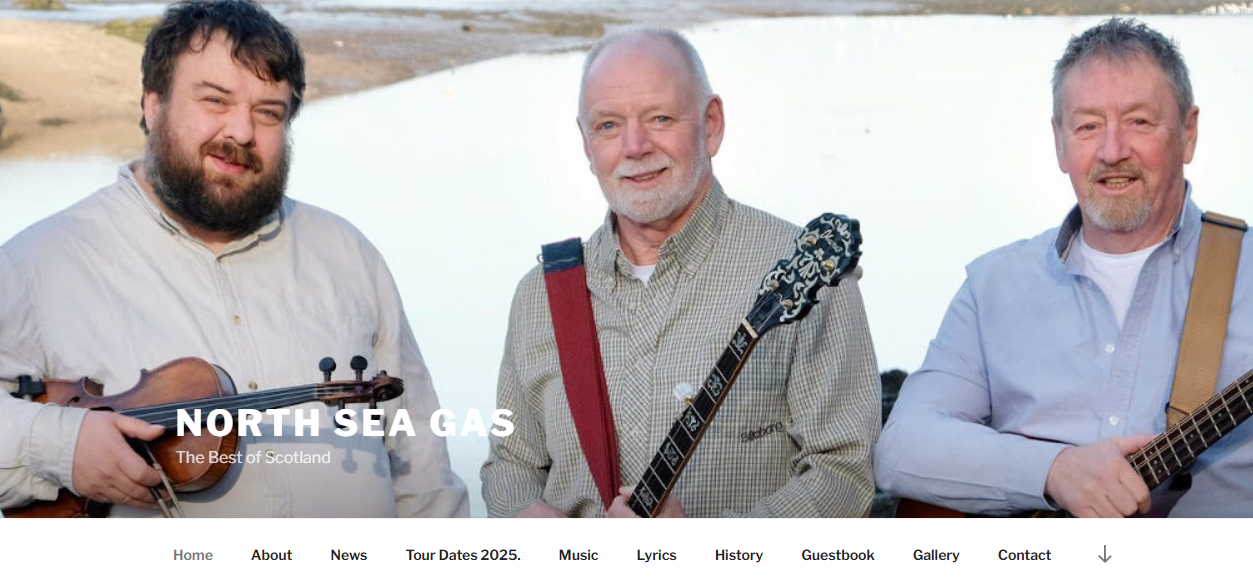 North Sea Gas Ltd website homepage