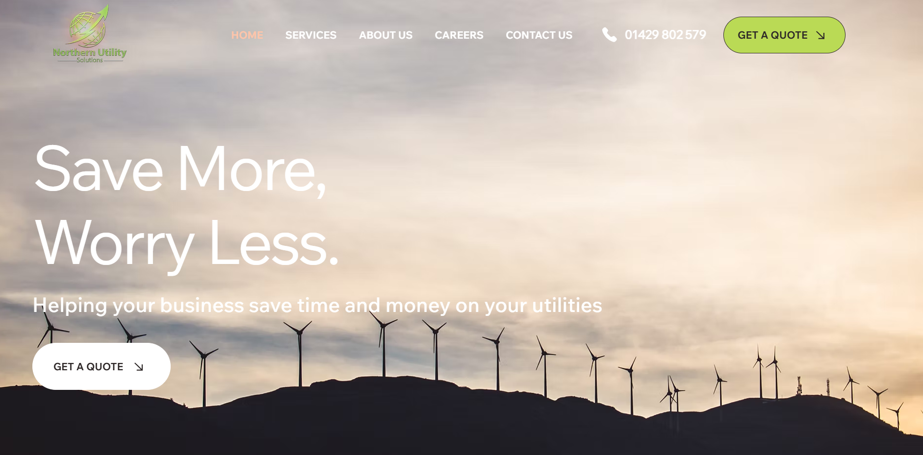 Northern Utility Solutions homepage
