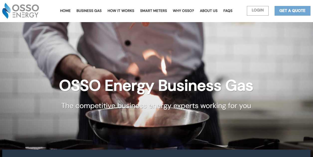 Osso Energy Plc website homepage