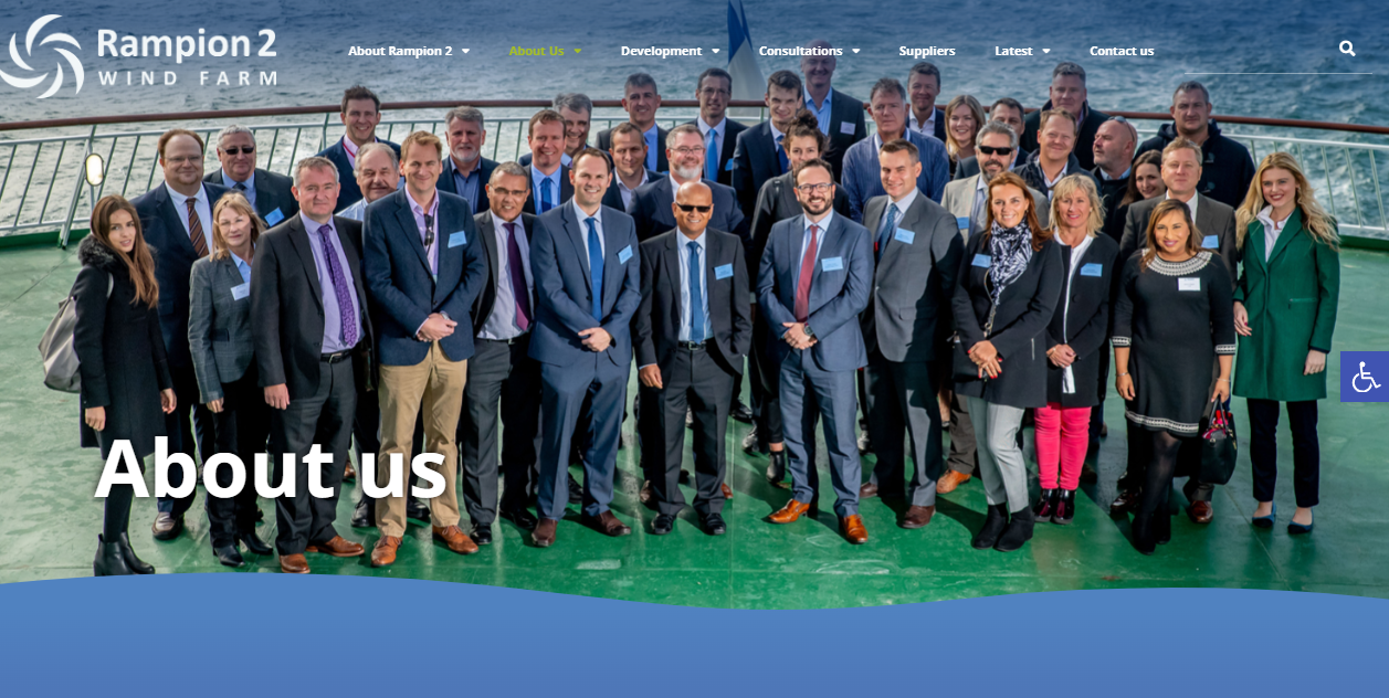 Rampion Offshore Wind Ltd website homepage