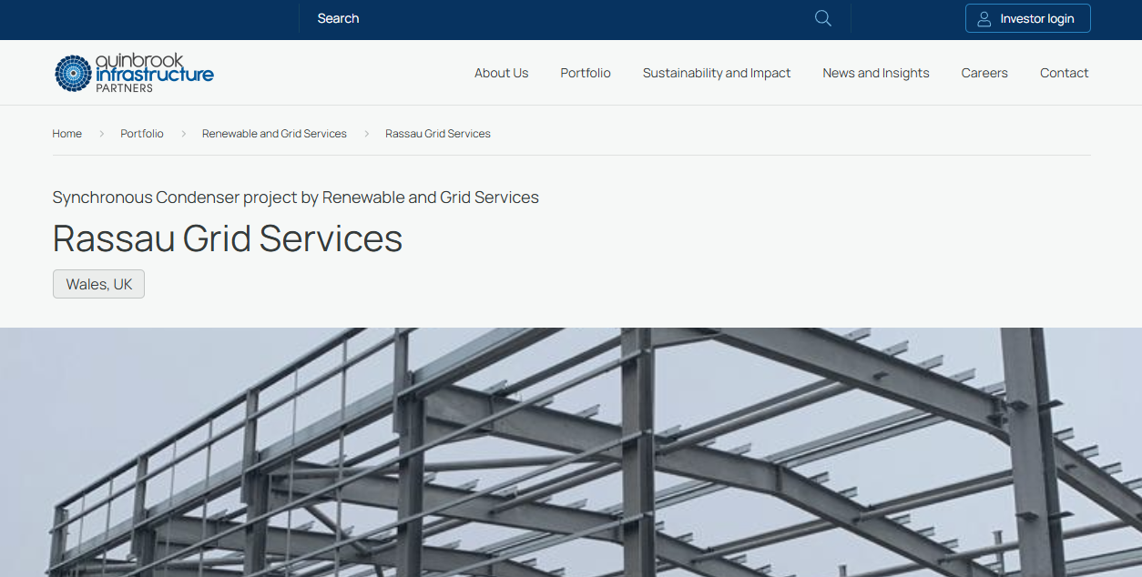 Rassau Grid Services Ltd website homepage