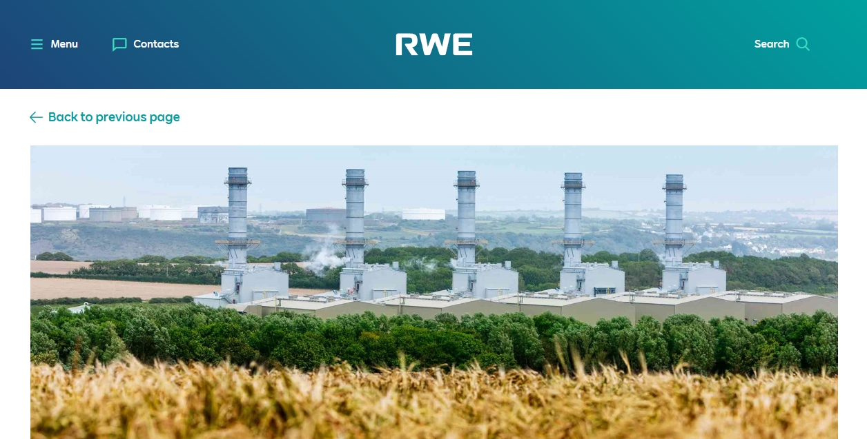 Rwe Renewables Uk Humber Wind Ltd website homepage