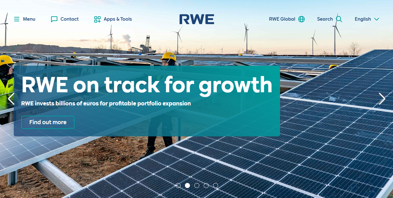 Rwe Supply And Trading Gmbh website homepage