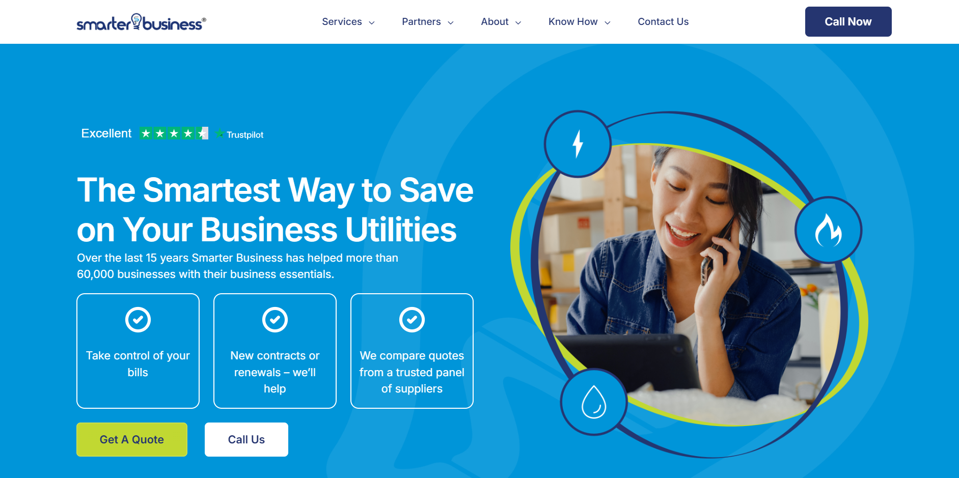 Smarter Business homepage