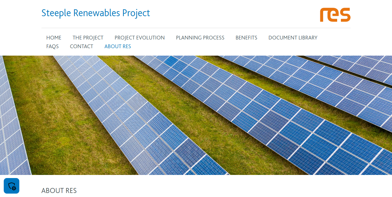 Steeple Solar Farm Ltd website homepage